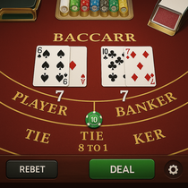 YoniBet - Baccarat Table Game - Banker or Player