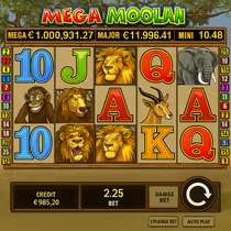 YoniBet - Mega Moolah Progressive Jackpot Slot